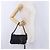 Borsa a tracolla FENDI Mamma Baguette Canvas Sequin Black Auth 197205SM Nero - vista 28