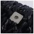 Borsa a tracolla FENDI Mamma Baguette Canvas Sequin Black Auth 197205SM Nero - vista 9
