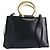 Céline Borsa a mano CELINE in pelle 2way Nero Oro Auth 197456A D'oro