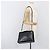 Céline Borsa a mano CELINE in pelle 2way Nero Oro Auth 197456A D'oro - vista 24