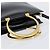 Céline Borsa a mano CELINE in pelle 2way Nero Oro Auth 197456A D'oro - vista 7