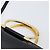 Céline Borsa a mano CELINE in pelle 2way Nero Oro Auth 197456A D'oro - vista 8