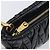 Borsa a tracolla Miu Miu Matelassé in pelle nera e oro Auth yk20786M Nero D'oro - vista 18