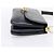 Céline Borsa a tracolla CELINE Horse Carriage in pelle Navy Gold Auth 199215 D'oro Blu navy - vista 4