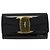 Borsa a tracolla Salvatore Ferragamo Vala Chain Patent Black Gold Tone Auth 199006 Nero - vista 13