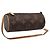 Pochette LOUIS VUITTON Monogram Papillon LV Auth BA15340 Monogramma