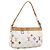 LOUIS VUITTON Monogram Multicolor Pochette Accessoires White M92649 Auth 200197 Bianco