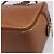Borsa a mano Burberrys in pelle marrone tono oro Auth ep15667 - vista 15