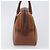 Borsa a mano Burberrys in pelle marrone tono oro Auth ep15667 - vista 3
