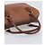 Borsa a mano Burberrys in pelle marrone tono oro Auth ep15667 - vista 7