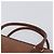 Borsa a mano Burberrys in pelle marrone tono oro Auth ep15667 - vista 8