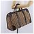 Borsa Boston Christian Dior Trotter Canvas Beige Gold Auth 197709 D'oro - vista 21