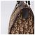 Borsa Boston Christian Dior Trotter Canvas Beige Gold Auth 197709 D'oro - vista 4