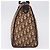 Borsa Boston Christian Dior Trotter Canvas Beige Gold Auth 197709 D'oro - vista 5