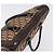 Borsa Boston Christian Dior Trotter Canvas Beige Gold Auth 197709 D'oro - vista 7
