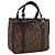 Bolso de mano Christian Dior Trotter Canvas PVC Brown Silver Auth ka5864V Castaño Plata