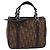 Bolso de mano Christian Dior Trotter Canvas PVC Brown Silver Auth ka5864V Castaño Plata - vista 13