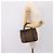Bolso de mano Christian Dior Trotter Canvas PVC Brown Silver Auth ka5864V Castaño Plata - vista 21