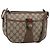 Borsa GUCCI GG Supreme Web Sherry Line PVC Beige Oro 89 02 032 Auth 199582 D'oro