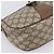 Borsa GUCCI GG Supreme Web Sherry Line PVC Beige Oro 89 02 032 Auth 199582 D'oro - vista 15