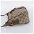 Borsa GUCCI GG Supreme Web Sherry Line PVC Beige Oro 89 02 032 Auth 199582 D'oro - vista 3