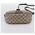 Borsa GUCCI GG Supreme Web Sherry Line PVC Beige Oro 89 02 032 Auth 199582 D'oro - vista 5