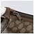 Borsa GUCCI GG Supreme Web Sherry Line PVC Beige Oro 89 02 032 Auth 199582 D'oro - vista 9