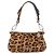Borsa a tracolla PRADA in pelle Harako Marrone Argento Auth yk20826SAM - vista 13