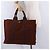 Hermès Borsa HERMES Fourre Tout GM Canvas Brown Silver Auth 199606A Marrone Argento - vista 21