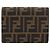 FENDI Portafoglio Mamma Baguette in tela Zucca Nero Marrone Auth 199693V - vista 2