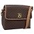 Céline Borsa a tracolla CELINE Macadam Canvas PVC Leather Brown Gold Auth ka5899 Marrone D'oro