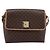 Céline Borsa a tracolla CELINE Macadam Canvas PVC Leather Brown Gold Auth ka5899 Marrone D'oro - vista 13