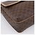 Céline Borsa a tracolla CELINE Macadam Canvas PVC Leather Brown Gold Auth ka5899 Marrone D'oro - vista 14