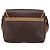 Céline Borsa a tracolla CELINE Macadam Canvas PVC Leather Brown Gold Auth ka5899 Marrone D'oro - vista 2