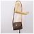 Céline Borsa a tracolla CELINE Macadam Canvas PVC Leather Brown Gold Auth ka5899 Marrone D'oro - vista 22