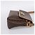 Céline Borsa a tracolla CELINE Macadam Canvas PVC Leather Brown Gold Auth ka5899 Marrone D'oro - vista 4