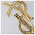 SAINT LAURENT Spilla Cassandra metal Gold Auth yk20754M D'oro - vista 11