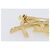 SAINT LAURENT Spilla Cassandra metal Gold Auth yk20754M D'oro - vista 13