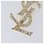 SAINT LAURENT Spilla Cassandra metal Gold Auth yk20754M D'oro - vista 6