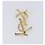SAINT LAURENT Spilla Cassandra metal Gold Auth yk20754M D'oro - vista 7