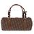 Borsa a mano Christian Dior Trotter Canvas Romantic PVC Marrone Argento Auth 195408SAV - vista 2