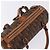 Borsa a mano Christian Dior Trotter Canvas Romantic PVC Marrone Argento Auth 195408SAV - vista 6