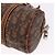 Borsa a mano Christian Dior Trotter Canvas Romantic PVC Marrone Argento Auth 195408SAV - vista 9