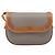 Borsa a tracolla Christian Dior PVC Canvas Gray Gold Auth BA15092 Marrone D'oro - vista 13