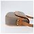 Borsa a tracolla Christian Dior PVC Canvas Gray Gold Auth BA15092 Marrone D'oro - vista 3