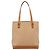 Céline CELINE Macadam Canvas Tote Bag PVC Leder Beige Gold Auth ka5912 Golden - Ansicht 2