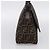 Borsa a tracolla FENDI Zucca Canvas Mamma Baguette Marrone Argento Auth BA15280V - vista 3