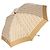 FENDI Zucca Canvas Folding Umbrella Beige Gold Auth 196709A Golden