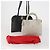 Borsa a tracolla BALLY in pelle Set da 2 Nero Bianco Auth bs36550 - vista 18