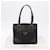 Borsa Tote PRADA Nylon Pelle Nero Tono Oro Auth am12459V - vista 12